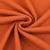 Tela de Punto Elástica de Viscosa y Spandex de 260 g/m², Tejido de Ribs Modal 2x2 de Felpa Suave para Ropa Térmica, Ropa Infantil y Pijamas