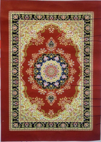 Tapis d'art imprimé en 3D de luxe léger style moderne hôtel salon marocain et tapis de mosquée rembourrage en polyester