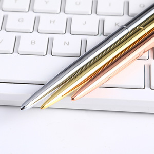 Stylos à bille pour hôtel Stylo à bille personnalisé Slim Rose Gold Promotion pour cadeaux - Product Image 6