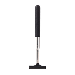 Herramienta portátil de acero inoxidable para limpiar ventanas de vidrio bajo la lluvia, mango extensible, ecológica, para espejos laterales y retrovisores de coche - Product Image 1