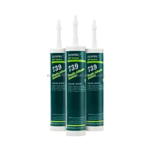 Dowsil 739 300ml White single component sealing bond silicone sealant for refrigeration air conditioning instruments