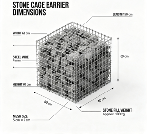 Malla <span class=keywords><strong>de</strong></span> <span class=keywords><strong>Alambre</strong></span> Soldada, Jaula <span class=keywords><strong>de</strong></span> Piedra Gabion, Recubierta <span class=keywords><strong>de</strong></span> Zinc, Barrera Modular Reutilizable, Muro Gabion, Control <span class=keywords><strong>de</strong></span> Inundaciones, <span class=keywords><strong>Alambre</strong></span> <span class=keywords><strong>de</strong></span> <span class=keywords><strong>Seguridad</strong></span> <span class=keywords><strong>para</strong></span> Construcción - Product Image 6