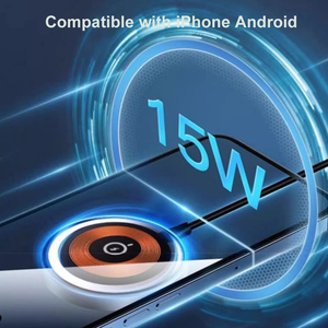 Phụ kiện điện thoại bán chạy nhất trên Alibaba: Sạc không dây nhanh 15W từ tính loại C cho điện thoại iPhone, <span class=keywords><strong>Android</strong></span>, Samsung - Product Image 2