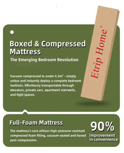 Colchones Comprimidos Al Vacio Queen King Size Hotel Cama ortopédica Gel Espuma viscoelástica Colchón comprimido Matelas Compress - Product Image 2