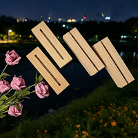 Soportes para Lámparas de Mesa, Base de Lámpara de Madera Exquisitamente Elaborada, Soportes para Lámparas LED de Noche, Luz Blanca Cálida, Logotipo Personalizado para Uso Duradero, Decoración
