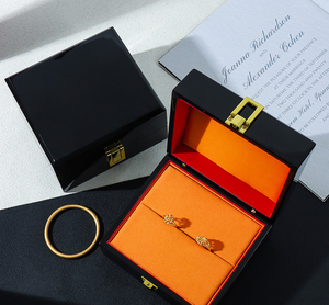 Luxury Piano-Lacquer <b>Jewelry</b> <b>Box</b> for Diamonds, Colored Gemstones, Jadeite, Gold Rings, <b>Necklaces</b> & Bracelets - Product Image 3