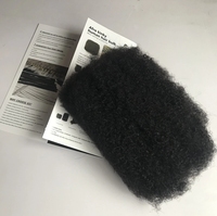Vente en Gros Extensions de Cheveux Humains Afro Crépus Cheveux Prêts à Expédier torsadés au Crochet pour Locs Souples Cheveux de Marley Humains tressage Afro