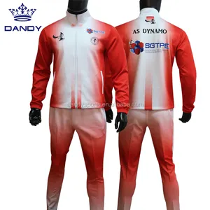 Good Price Latest Custom 100% Polyester Sports Training Soccer Tracksuit For Men