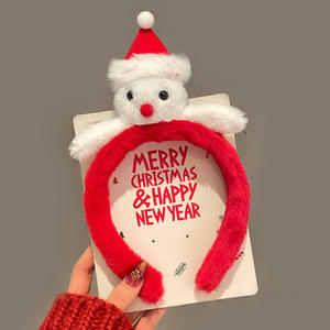 Diadema Navideña con Lazo, Pinza para el Cabello, Accesorios para Muñecas - Product Image 2