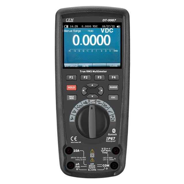 Digital Anti-Burn Multimeter for Dustproof Features Waterproof Intelligent LCD Display Electrician Tool Multi-Functional