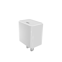 Chargeur USB mural électrique de type C 5V 0,5A-3A DC / Certification FCC, sortie 5W, prise US, matériau ignifuge pour PC, garantie 24 mois