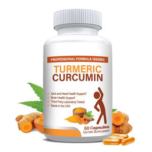 Hot verkopende kurkuma capsules, kruidenondersteuning voor de immuniteit met curcumine-extract, voor volwassenen, niet voor zwangere vrouwen. - Product Image 1