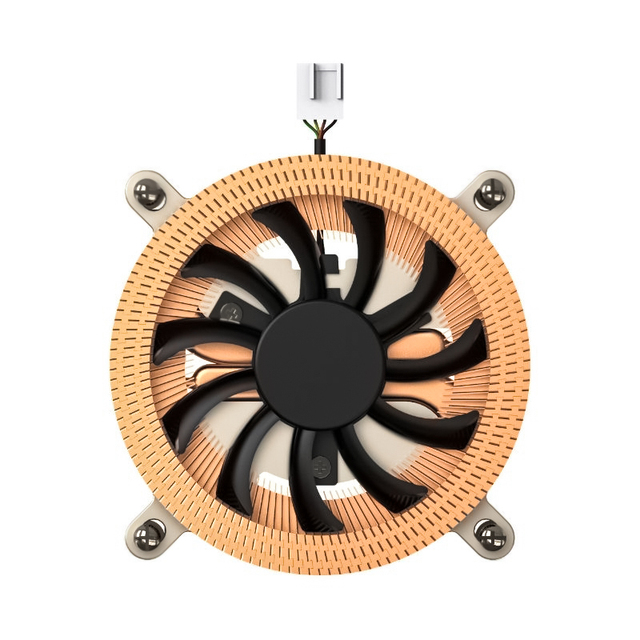 Ultra-thin Cpu Cooler for All in One Pc Processor Cooling Htpc Lga 1200 115X 1700 Industrial Computer Mini Hosts ITX Pwm Cpu Fan