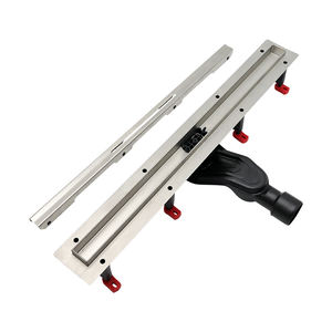 Nuovo prodotto all'ingrosso 304 in acciaio inox scarico sottile scarico sottile con piedini regolabili per il bagno scarico lineare doccia - Product Image 1