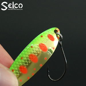 Selco – cuillère à gabarit métallique de haute qualité 2.5G/5G 3 5G 30Mm, Mini <span class=keywords><strong>truite</strong></span> <span class=keywords><strong>pour</strong></span> <span class=keywords><strong>la</strong></span> pêche en mer et les appâts - Product Image 3