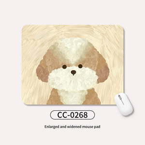 Tappetino da Scrivania in Gomma Antiscivolo Personalizzato, Allargato e Ingrandito, con Illustrazioni di <span class=keywords><strong>Barboncini</strong></span>, Schnauzer e Bichon Frise - Per Gaming, Disponibile - Product Image 6