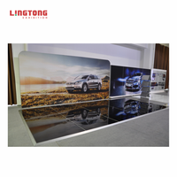 Nouvelle Arrivée Voiture Salon Pièces de Construction Exposition en Verre Plancher Designs Extérieur Revêtement de Sol pour Salon de l'Auto Affichage de Voiture