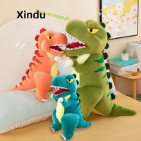 Cadeaux et Articles Artisanaux Transfrontaliers : Jouet T-Rex de Dessin Animé, Adorable Poupée Dinosaure, Dragon Magique en Fibre de Polyester, Coussin Confortable, Anniversaire