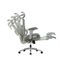 Silla de Oficina Ergonómica de Malla con Soporte Lumbar, Silla Giratoria para Computadora, para Uso en Hoteles y Centros de Negocios