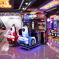 Máquina de Juego Arcade de Carreras de Velocidad Operada con Monedas, con 1 Año de Garantía, en Inglés, Equipo de Entretenimiento para Interiores