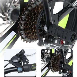 Vélo pour enfants de 20 pouces, cadre en alliage d'aluminium, fourche rigide, selle réglable, pour les âges de 8 à 15 ans - Product Image 1