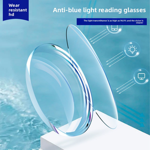 <span class=keywords><strong>Gafas</strong></span> Bluelight de negocios Ultraligeras <span class=keywords><strong>Comprar</strong></span> <span class=keywords><strong>gafas</strong></span> graduadas en línea Medio marco <span class=keywords><strong>Gafas</strong></span> de <span class=keywords><strong>lectura</strong></span> con marco óptico de titanio - Product Image 4