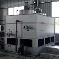 Tour de refroidissement à circuit fermé pour système de refroidissement liquide de centre de données, compatible avec les serveurs IA, tour à eau CDU 10t-800t