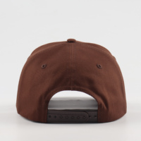 Topi Trucker Tropis Kustom Profil Tinggi Terstruktur 5 Panel Snapback Katun Twill Dua Warna Logo Bordir 3D
