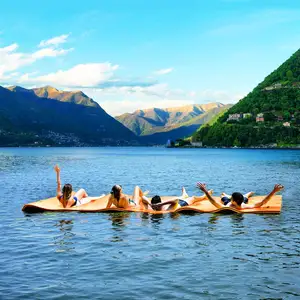 Colchoneta flotante de espuma XPE, para piscinas, lagos, parque acuático, recreación y relajación, resistente a las roturas