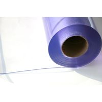 Rouleau de film en pvc transparent, feuille plastique souple et Flexible, 1 mètre