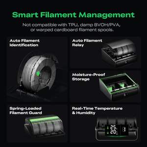 Impresora 3D Creality K2 Pro Combo (A) Multicolor, 600 mm/s de Alta Velocidad, Cámara Dual con IA, Completamente Ensamblada, Automática, 300x300x300 mm - Product Image 6
