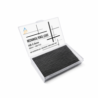 Lot de 1000 Mines de Crayon Mécanique HB 0,9 mm, Résistantes à la Cassure, en Résine Polymère de Haute Qualité, Noires, Longueur 90 mm