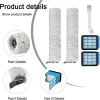 Ensemble de filtres à brosse à rouleaux en plastique lavables et réutilisables pour aspirateur Bissell Cross Wave Omni Force 3912N 4046