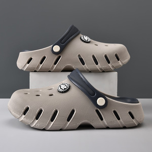 Guru Men's <b>Clogs</b> Breathable Thick Soled EVA Outsole Casual Summer Sandals Comfortable Fashion Slippers - Product Image 1