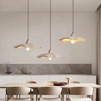 Lampe suspendue Wabi-Sabi Chambre à coucher Bar Salle à manger Salon de thé Éclairage décoratif pour la maison Éclairage nordique en ciment LED Lustre
