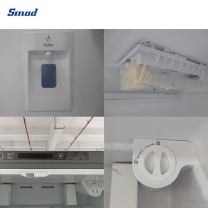 ตู้เย็นสแตนเลสแบบประตูฝรั่งเศส Smad 600L No Frost สำหรับใช้ในบ้าน พร้อมจำหน่าย ตู้เย็นแบบประตูฝรั่งเศสช่องแช่แข็งด้านล่าง - Product Image 3