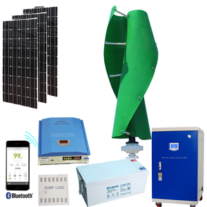 Generador Eólico de Eje Vertical Helix de 400W 500W 12V 24V, Pequeña Aerogeneradora para el Hogar, Fábrica China FS-500, Energía Eólica FS-500 - Product Image 4