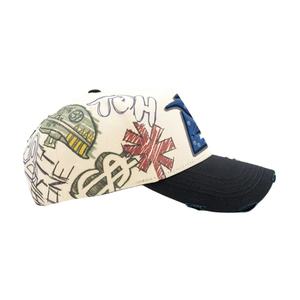 Sombrero G5, Gorra de Béisbol Estilo Urbano, Diseño con Patrón Dobby, Detalle de Diamantes de Imitación, Diseño de Graffiti - Gorras Personalizadas, PÁGINA 31 - Product Image 4