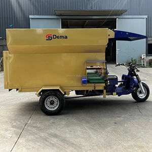 Bicicleta Eléctrica TMR de 3 Ruedas para Uso Agrícola, Distribuidor de Alimento para Ganado, Mezclador de Alimento, Esparcidor de Alimento, Vagón de Entrega de Alimento de Acero, Nuevo - Product Image 2