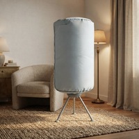 Sèche-linge portable automatique ventilé 850W, pliable, électrique, avec minuterie, pour les voyages