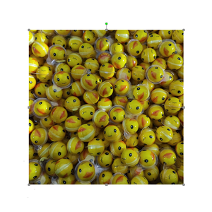 Loạt kẹo theo mùa 4D ít màu vàng vịt Gummy kẹo với xi-rô mứt bên trong cho ngày phục sinh - Product Image 1