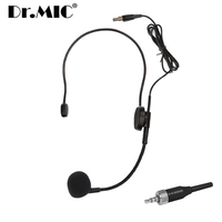 Mikrofon Headset berkabel logam ringan, harga kompetitif jarak terhubung