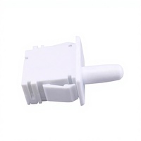 Interrupteur de commande de porte de cabinet de désinfection de réfrigérateur, normalement ouvert, normalement fermé, interrupteur lumineux rétractable 125-250V 16A 220V