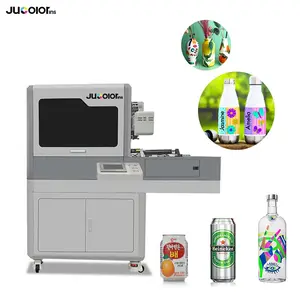 Jucolor Snelle Snelheid 360 UV-Printer Cilinder Automatische Aangepaste Print Cilinder UV-Printer Op Alle Flessen