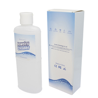 Liquide de nettoyage spécial pour machine de nettoyage à ultrasons électrique bijoux gemmes (anti-ternissement) diamant argent or-50/125/250ML