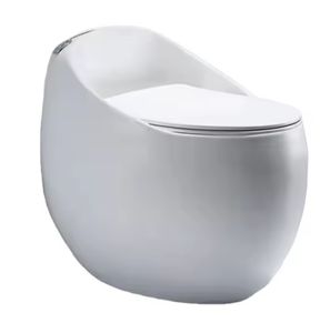 모던 럭셔리 호텔의 일체형 세라믹 계란형 계란 화장실 더블 플러시 일체형 바닥 실장 구조 - Product Image 1