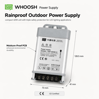 12V 24V 60W 150W 200W 300W 400W Catu Daya Tahan Hujan Luar Ruangan untuk Lampu LED Strip AC-DC LED Driver Transformer HXF-GB
