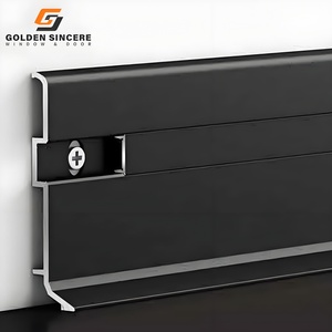 Rodapié de aluminio LED con recubrimiento en polvo GS para interiores de casas contemporáneas - Product Image 3