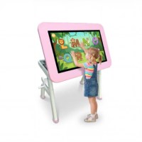 Table d'étude tactile capacitif moderne et réglable pour enfants de 32 pouces, table de jeu multifonctionnelle Android