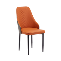 Chaise de salle à manger rembourrée moderne, siège moelleux et confortable, chaise d'appoint pour restaurant, café, maison, mobilier d'intérieur